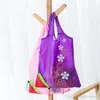 Клубничная складная сумка для покупок 11 цветов Домашняя сумка для хранения Многоразовая продукция Tote Bag Портативный складной покупки Удобный чехол BH2190 TQQ