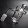 5 mm dicker Quarz-Banger-Nagel mit Glas-Vergaserkappe, 10/14/18 mm männlich, weiblich, 45/90 Grad für Dab-Bong