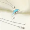 Neueste China-Fabrik verkauft direkt Weihnachtsferien-Mode-Legierungshalskette für Frau Dolphin Necklace309B