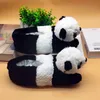 panda per cuccioli per interni scarpe da casa con pantofole anime pavimento in legno da donna inverno cartone animato con scarpe da casa panda calde18904053