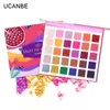 Ucanbe 30 kleuren fruit taart vullen oogschaduw palet make-up kit fel glitter glinstering matte tinten pigment oogschaduw