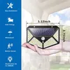 436 LED Solar Lamp PIR Motion Sensor Wall Light Outdoor Waterproof Yard Security Lamps LEAD Lights for Garden Decoration