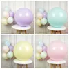 10st Macaron Candy Colored 24 "Pastell Latex Ballonger Party Decoration Festival Wedding Event Bröllopsrum