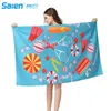 Couverture de serviette de plage en microfibre sans sable, séchage rapide, super absorbante, légère et fine pour les voyages, la piscine et la natation