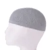 Skull Cap Beanies Högkvalitativ stickning Islamiska Kufi Topi Muslimska bönhatt Turkiska gjorde Namaz Egyptian Mens Head Wear9476589