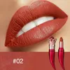 Dropshipping ucanbe varumärke sammet matt läppstift set lyx queen crown creamy lip stick mild rosa naken makeup vattentät bestående kosmetika