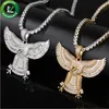 Mens Diamond Chains Pendant Luxury Designer Necklace Mens Hip Hop Jewelry Tennis Chain Iced Out Pendants Rapper Bling Eagle Charms Fashion