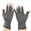 Mode-Baumwolle elastische Hand Schmerzlinderung Handschuhe Therapie offene Finger Kompressionshandschuhe
