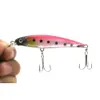 HENGJIA fishing lure Plastic Minnow hard bait 8.5cm 7.2g Crankbait Floating Artificial Pesca Tackle liifelike 3D eyes