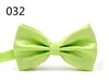 Bow ties 12*6.5CM adult double-deck jacquard bow tie 32 colors Adjust the buckle solid color bowknot Occupational bowtie for Christmas Gift
