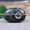 10st 60 * 40mm Oval Natural Kambaba Jasper Mineral Quartz Crystal Rock Polished Tobacco Pipe Meditation Rhyolite Eye Gemstone Ceremonial Pipe