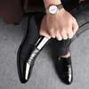 Hot Sale-Men Classic Loafer Men Klänning Skor Varumärke Sepatu Slip på Pria Bröllop Skor Män Formell Coiffeur Scarpe Uomo Eleganti Ayakkabi