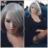 Lommny kwaliteit echte siliconen orale liefdespop met grote borst kont sex poppen Japanse levensechte sexy vagina speelgoed