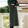 이슬람 무슬림 아랍 운동복 2021 남성 긴 소매 후드 포켓 Abaya 사우디 아라비아 후드 로브 Clothing1