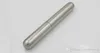 Silver cigarrrör i rostfritt stål Cylindrisk metall bärbar enkel cigarrlåda Tråddragning slipning cigarrtillbehör