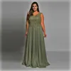 Stunning Plus Size Lace Mother of the Bride Dresses Sheer Scoop Neck Sequined Evening Gowns A-Line Floor Length Long Chiffon Mother's Dresses