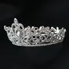 Mode Goud Zilver Crystal Tiara Kronen Bruids Strass Bruiloft Haar Sieraden Voor Vrouwen Prinses Koningin Diadeem Haaraccessoires 3039