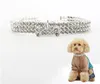 Collari per cani Collare per cani con strass di cristallo Collare per gatti Collare per cuccioli Collari Guinzagli Gioielli con diamanti Regalo di Natale WX9-1755