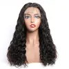Pelucas de cabello humano liso de seda de 150 de densidad con frente de encaje 13x4 prearrancado con pelo de bebé peluca de encaje de onda recta virgen brasileña 4022903