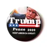 Trump 2020 Metal Brosch America President Republikansk kampanj Tinplate Pins Badge Coat Smycken Broscher Party Favor Gift