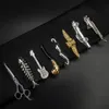 Clips de gravata do negócio 24 cores de moda clipe de pescoço de ouro dos homens Gravata Clipe Para o pai gravata de prata Clipe de presente de Natal frete grátis