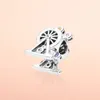 Authentieke 925 Sterling Zilver Kleur CZ diamant Reuzenrad Charms Originele doos voor Pandora Bead Charms voor het maken van sieraden accessoires