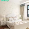 Stile di fiore di stile coreano non tessuto studio camera da letto camera da letto matrimonio soggiorno vecchio negozio di abbigliamento sfondo muro di carta