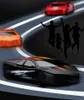 Neueste bunte coole Sportwagen-Form USB-Aufladung Doppel-ARC-Feuerzeug Intelligente Bewegung Multifunktionale Taschenlampe zum Zigarettenrauchen