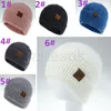 Brief Gedruckt Beanie 6 Farben Imitiert Nerz Beanie Frauen Winter Warme Kappen Gestrickte Hüte DC982