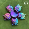 Fidget spinner Toy New dazzrainbow star flower skull dragon wing Hand Gyro for Autism ADHD Kids Adults Antistres EDC Finger Toys