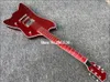 G6199 Billy Bo Jüpiter Big Sparkle Gümüş Kırmızı Thunderbird Elektrikli Gitar Metalik Kırmızı Kıdaş Korse Koreli Pikap Yuvarlak Giriş JAC4618077