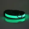 Pet Supplies Nylon LED Pet Dog Collar Night Safety Blinkande Glöd i Dark Dog Leash Dogs Lysande Fluorescerande Collars Quickily Levere