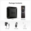 X96Q TV Box Android 10.0 1GB RAM 8GB Allwinner H313 Dört Çekirdek Desteği 4K Set TopBox Medya Oynatıcı