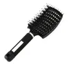 Escova de cabelo Pro couro cabeludo Massagem Comb Escova de Cabelo BristleNylon Mulheres Wet Curly Detangle para ferramentas salão de cabeleireiro styling DHL grátis