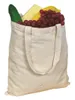 E1000 Fourre-tout en toile de coton vierge de taille moyenne 12 oz (14 W x 16 H in) Sacs d'épicerie imprimés personnalisés réutilisables lavables pour la promotion et le bricolage UPS gratuit