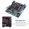 Freeshipping H61 Desktop Computer Mainboard Moderkort 1155 Pin CPU-gränssnitt Uppgradera USB2.0 DDR3 1600/1333