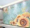 Personnalisé 3d peintures murales de papier peint 3dFashion fantaisie fleur télévision moderne fond mur mur papier décoration