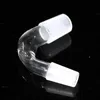 Böjt glas Drop Down Adapter För vattenpipor Rökning Tillbehör DropDown 14mm Hane Hona 18mm Oljeriggar Dutta glas Vattenrör Skål