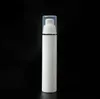 15ml 30ml 50ml PP Plastic Airless Bottles White Airless Vacuum Pump Lotion Bottle with Silver Line SN2031