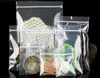 Multi Rozmiary 100 Sztuk Wyczyść PCV Anti-utlenianie Zamek Wyświetlacz Biżuteria Pokrowiec Grealable Biżuteria Poly Plastikowe Torby do pakowania dla pereł Jade