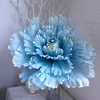 Simulation Linen Large Peony Artificial flowers Wedding Background Fake Flower Wall Road Guide Arch Decoration Home Decoration Accessories