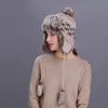 Chapeaux de bombardier d'hiver pour hommes et femmes, cagoule épaisse en fourrure de coton, rabat d'oreille, garde au chaud, masque de crâne, chapeau, nouvelle collection