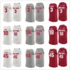 C.J. Jackson # 3 Jerseys de Basquete Bob Todd # 18 Connor Fulton # 45 Osu Ohio State Buckeyes Colégio Retro Masculino Costume Personalizado