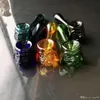 Pipes en verre de couleur de haute qualité. , Vente en gros de bangs en verre Oil Water Rigs Fumer