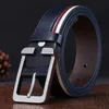 Fashion Men women belt Luxury Belts 100% genuine leather Designer belts Needle buckle jeans strap 105-125cm black white bule color