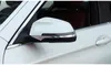 2pcs Stainless steel stickers Rearview mirror decorative strips Car styling Exterior 3D for BMW 5 Series F10 F18 2011-2017 Auto Accessories