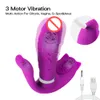 Mutandine a farfalla riscaldate con vibratore indossabile da donna Potente vibratore308h