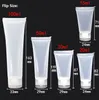 5ml 10ml 15ml 20ml 30ml 50ml Clear Plastic Lotion Soft Tubes Bottle Container Empty Cosmetic Makeup Cream Container