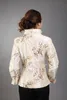 Cappotto del rivestimento del ricamo del raso di seta delle donne cinesi tradizionali rosa caldo Fiori Taglia S M L XL XXL XXXL Spedizione gratuita