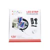 Kit luci RGB strisce LED SMD 5050 impermeabile IP65 300 LED 44 tasti telecomando alimentatore 12V 5A con confezione regalo